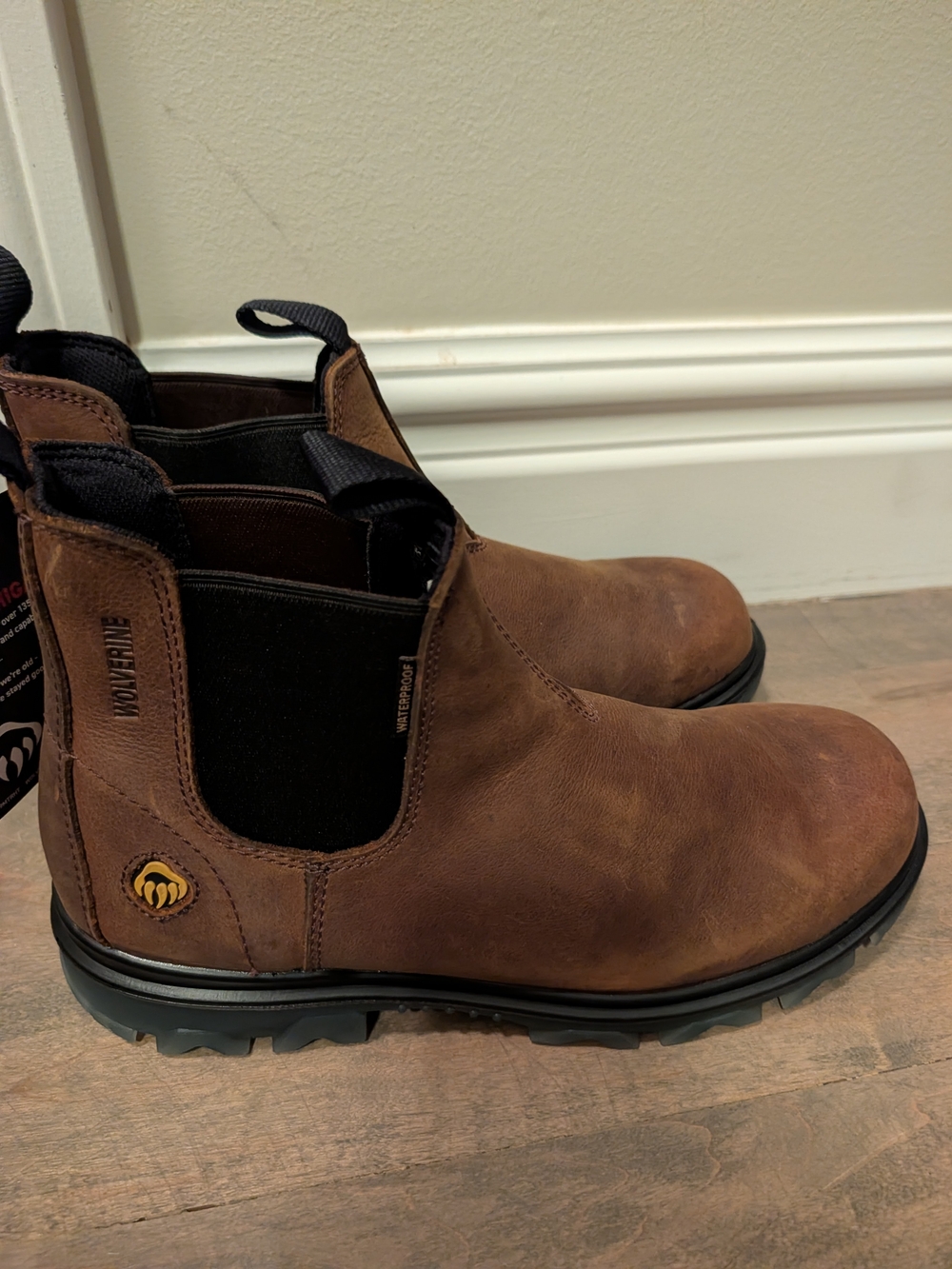 Wolverine Brown Leather Chukka Work Boots